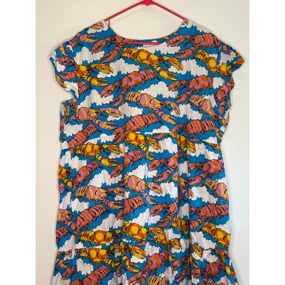 Nooworks Lobster Dream Frida Dress 4XL Retired Print - Picture 1 of 4